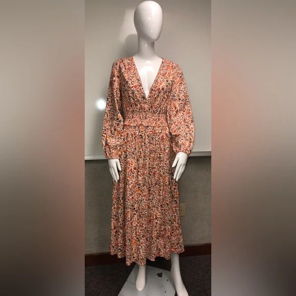 Balloon sleeve dress. - Picture 5 of 6